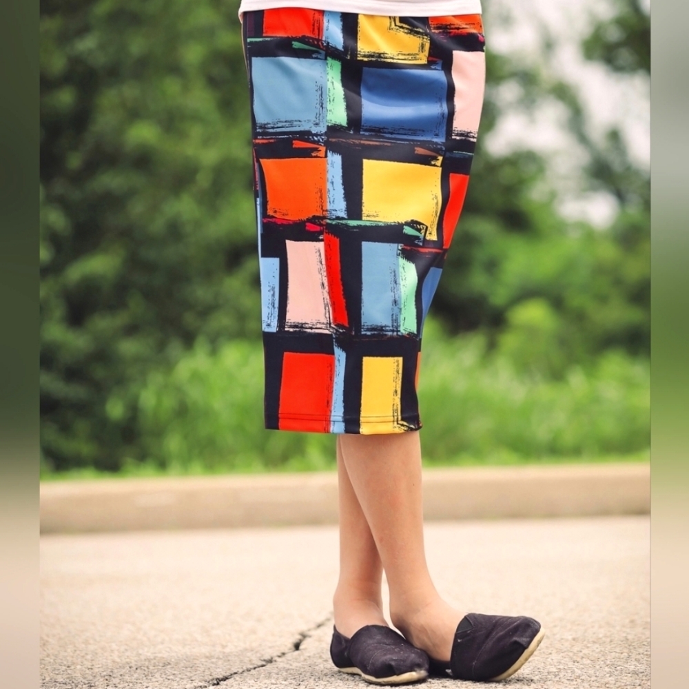 Nuggles Girls Color Block Pencil Skirt NEW With Tags!